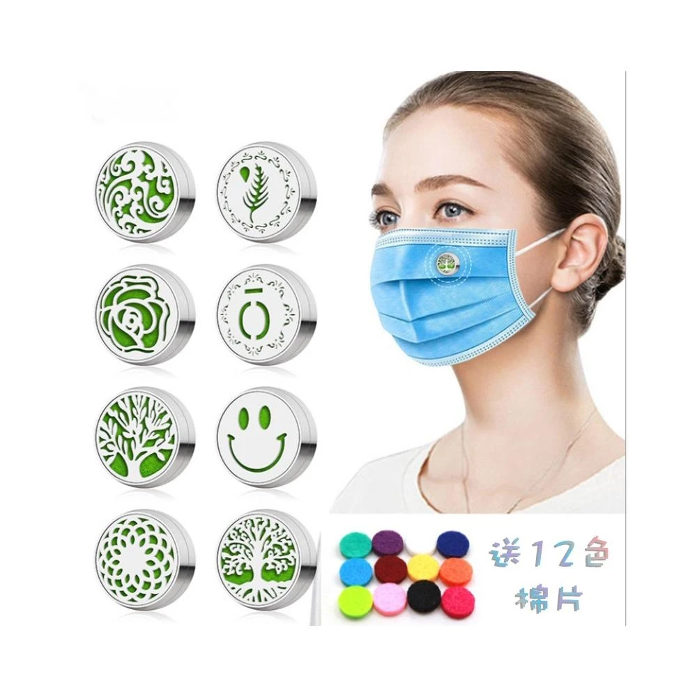 磁性口罩香薰扣︱精油扣 薰香扣 香氛釦 口罩薰香扣 口罩精油扣 口罩香薰扣︱麥手作