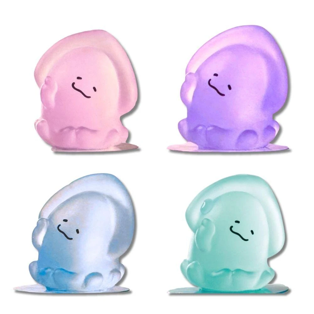 【YELL】軟軟烏賊P2 全套4款 扭蛋 轉蛋 捏捏公仔 捏捏小物 療癒小物 舒壓小物