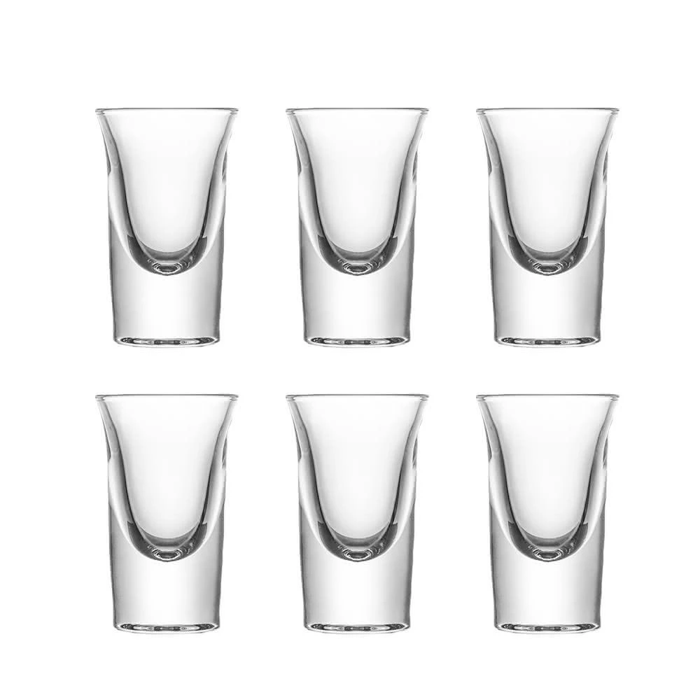 【Bormioli Rocco】義大利製 高透亮厚底Shot杯 34ml 六入組(烈酒杯 小酒杯 厚底 品飲杯)