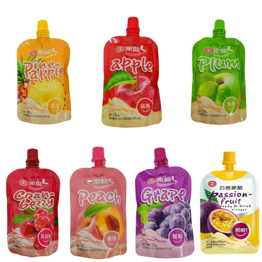 【十全】十全 隨身果醋飲  箱出  鳳梨 青梅 葡萄 蜜桃 蘋果 蔓越莓 百香果 100mlx30入/箱