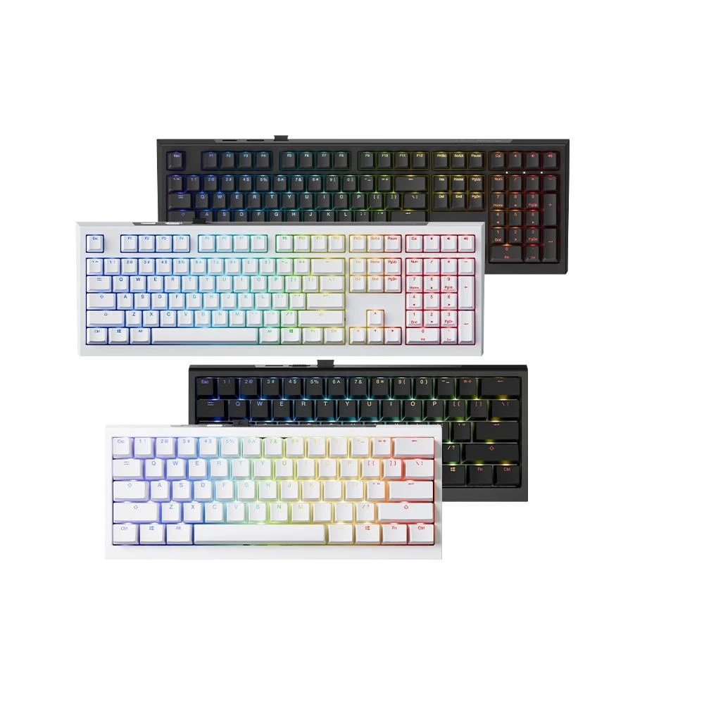 【Ducky】Ducky ONE X 機械鍵盤 電感軸 三模連線 黑色 白色 抗震設計 PBT鍵帽 電競鍵盤 無線鍵盤 遊戲鍵盤