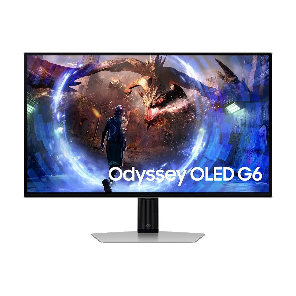  三星 S27DG602SC 27吋 OLED 顯示器，採用高對比 1000000:1 面板，支援 2560 x 1440 2K 解析度與 360Hz 更新頻率，提供 0.03ms GTG 超低反應時間，完美適合看片追劇、學生學習、OA辦公與電競遊戲。具零閃屏、抗藍光、FreeSync Premium Pro 同步技術，178° 廣視角與 1.07 億色彩還原，窄邊框設計支援 90 度樞軸旋轉與 VESA 壁掛，三年保固，USB 3.0 埠位便利連線，健康護眼首選 CP 值高顯示器。 