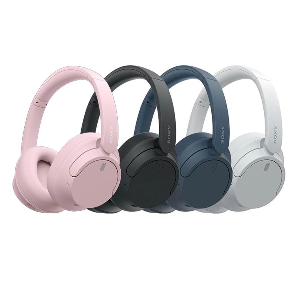 SONY 索尼 WH-CH720N 藍芽耳機，採用頭戴式設計，內建主動降噪功能，適合日常聆聽與通話。支援藍芽 5.2 傳輸，配備 3.5mm 輸入端子及麥克風，輕量僅 192g，動態範圍 30 mm 驅動單體，提供高品質音效。相容 Android、Windows、iOS 系統，顏色選擇黑色、藍色、白色，產地中國，一年保固，NCC 認證碼 CCAB22LP0900T2。