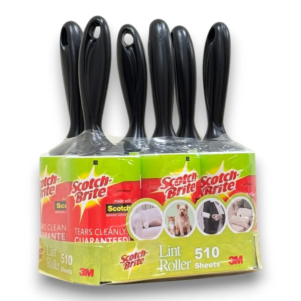 【3M】3M 隨手黏除塵滾筒 85張 X 6入 黏毛滾輪 黏塵紙卷