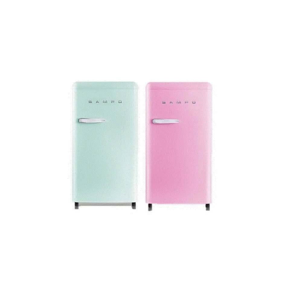【SAMPO 聲寶】99公升 歐風美型單門小冰箱 SR-C10 粉綠2色(跨區費另計)