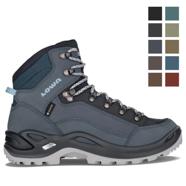 【LOWA】女 中筒多功能防水登山健行鞋 RENEGADE GTX MID LW320945 綠野山房