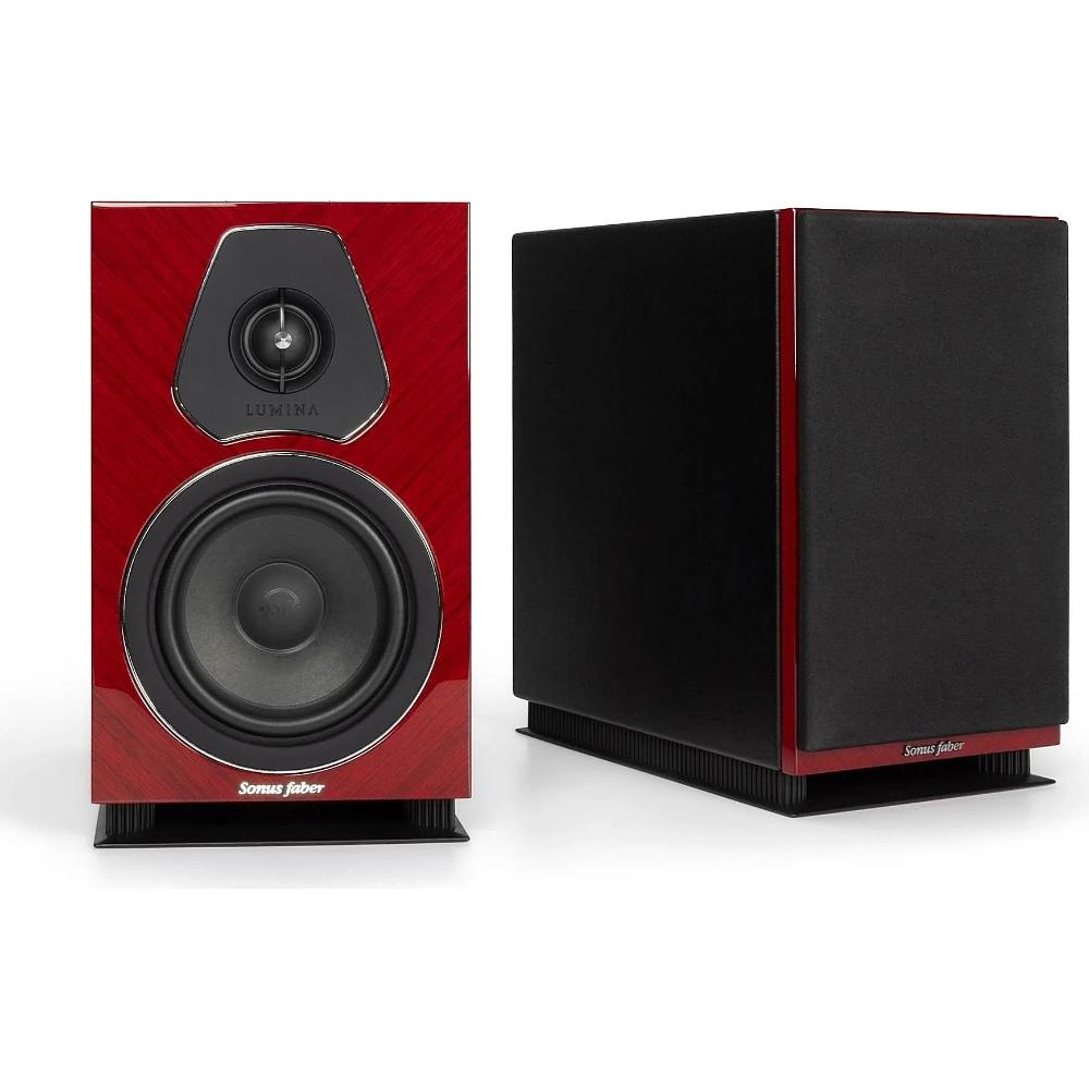 【Sonus faber】 LUMINA II Amator 義大利製 - 書架喇叭 ( 紅色鋼烤 )