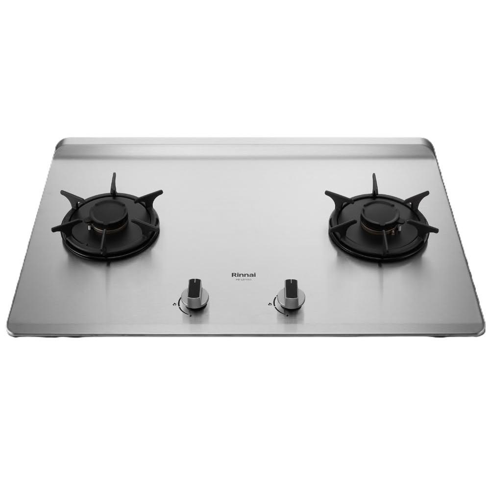 【林內】RB-L2700S 檯面式彩焱不銹鋼雙口爐 (含基本安裝)｜彩焱系列｜檯面爐｜三層火｜新式導流槽｜階梯式防漏｜瓦斯爐｜