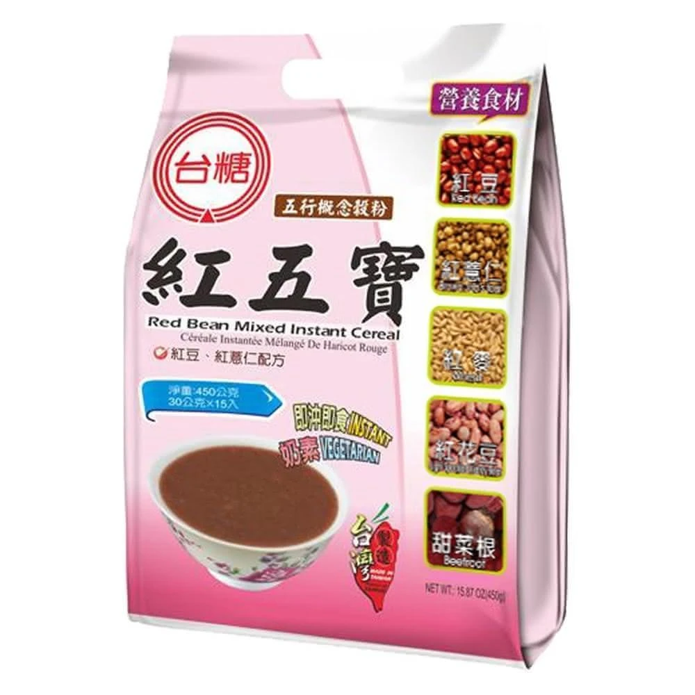 【台糖】紅五寶五行概念穀粉(30gx15小包/袋)(9945)