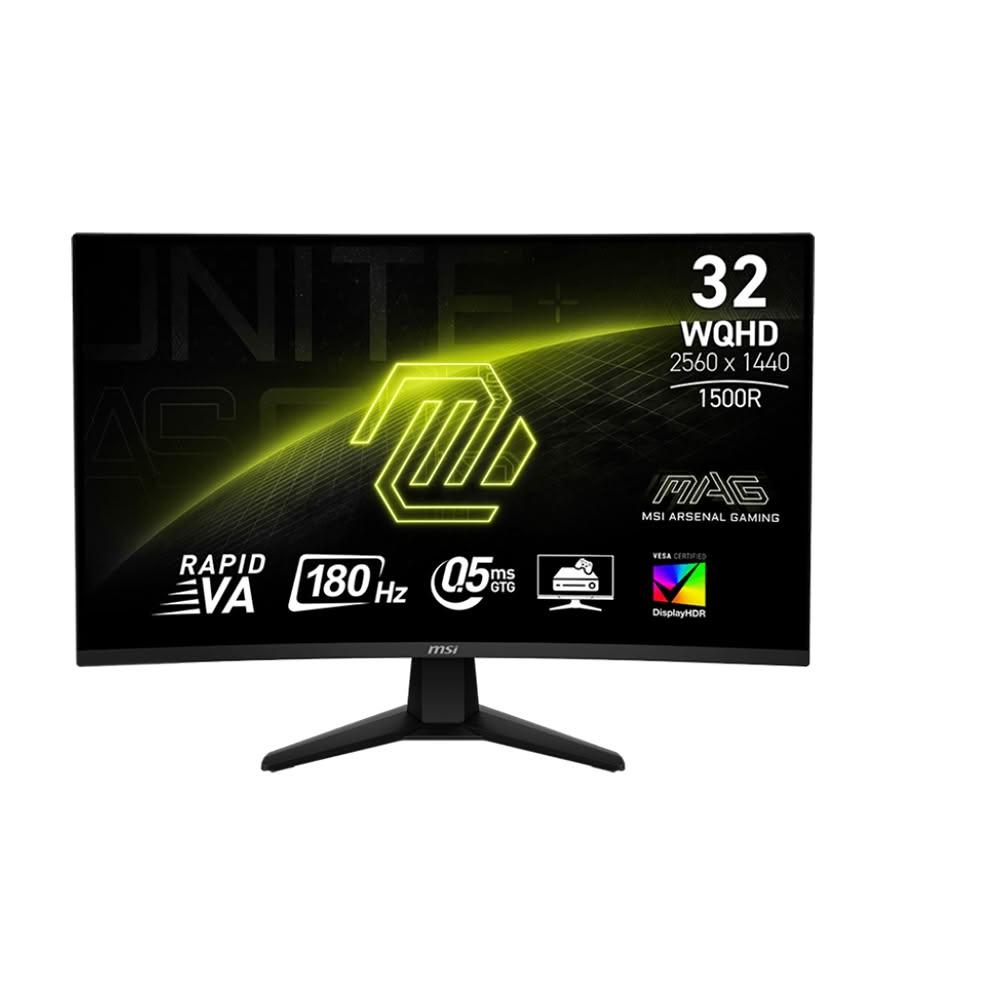 【MSI 微星】MSI 微星 MAG 32CQ6F 曲面電競螢幕 32吋 180Hz 2k 0.5ms HDR 電腦螢幕 遊戲螢幕
