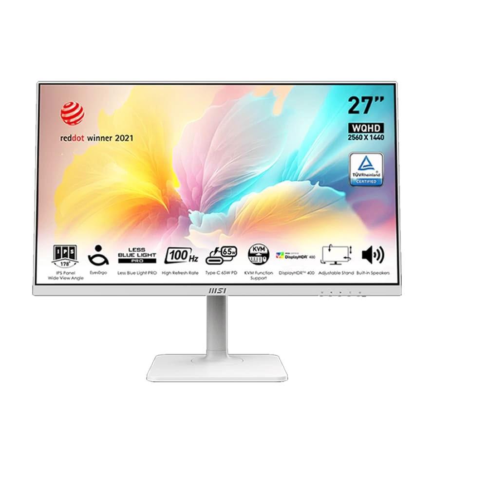 【MSI 微星】MD272QXPW 電腦螢幕(27吋 2K IPS 100Hz 液晶螢幕 LCD 電競螢幕 護眼螢幕 內建喇叭)