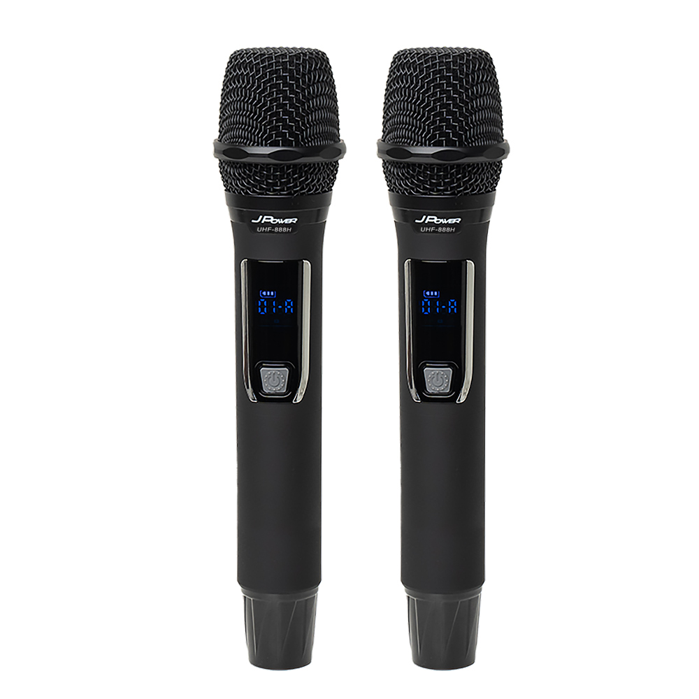 【J-POWER 杰強】震天雷UHF-888H 行動式無線麥克風組 - 雙機