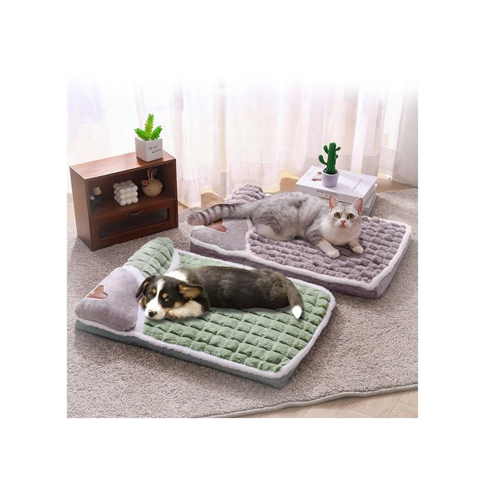 【毛皇上】 加厚枕頭睡床 寵物用品 加厚寵物床 可拆式寵物窩 寵物睡墊 寵物床墊 舒適睡墊 寵物保暖 狗床 貓窩 狗窩