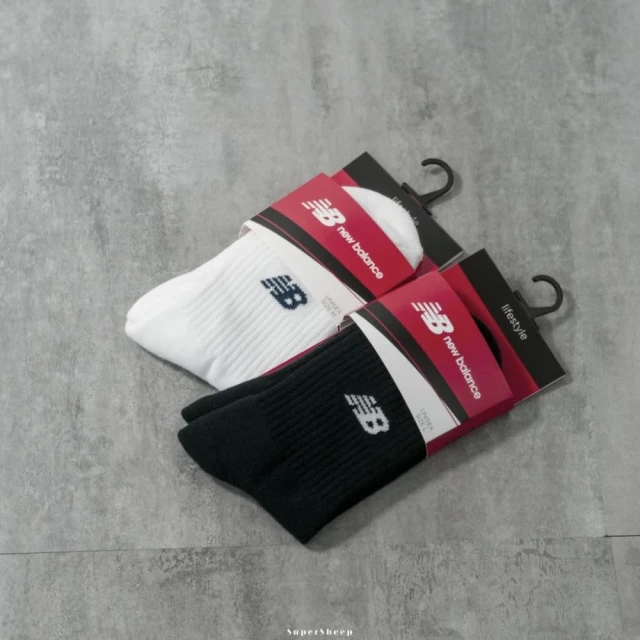 【NEW BALANCE】New Balance 毛巾底 棉質 基本款 腳踝襪 襪子 厚款 黑 7130400389 白 7130400380