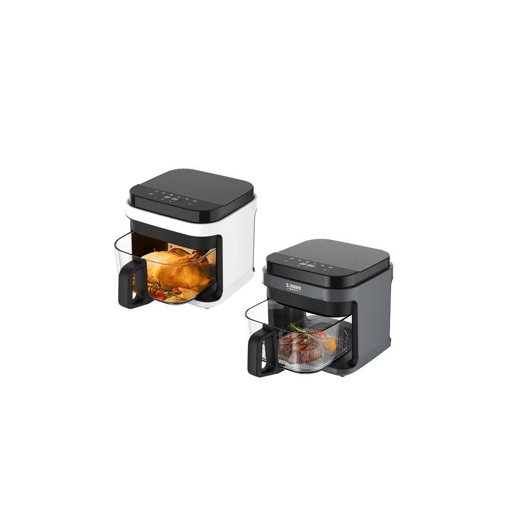 【SONGEN 松井】SG-421GAF  3D熱旋5.5L晶鑽玻璃氣炸鍋