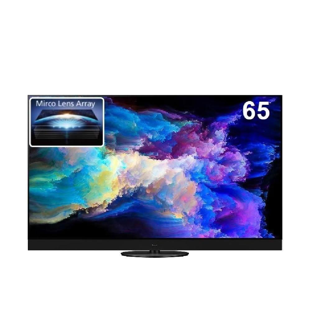 Panasonic國際牌TV-65Z95AGT為65吋OLED 4K UHD連網智慧顯示器,尺寸高916mm寬1448mm深350mm,支援16:9螢幕比例與環繞音效,提供優異聯網功能及SPDIF光纖輸出端子,適用於現代家庭娛樂,BSMI認證R31017,保固1年,產地中國。不含電視盒,無HDMI、USB等端子,專注高品質影像體驗。 Panasonic國際牌 TV-65Z95AGT