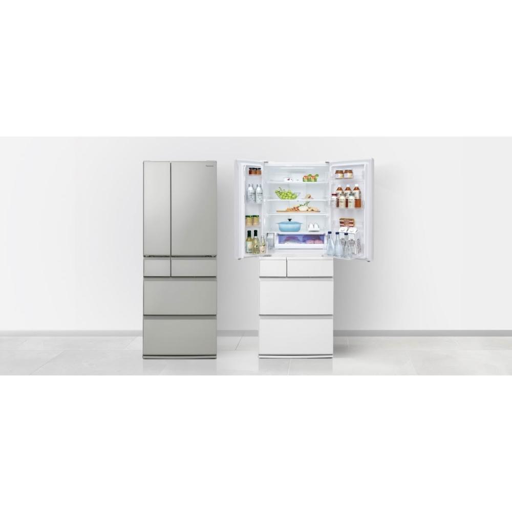 【Panasonic 國際牌】NR-F601XT-W1 600公升 日製六門變頻冰箱-晶鑽白