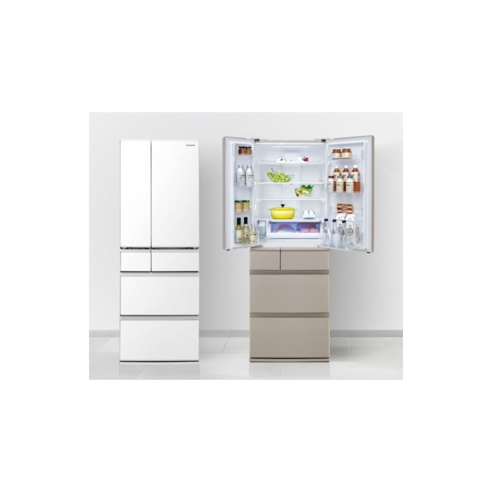 【Panasonic 國際牌】NR-F509XT-W1 500公升 平面鋼板六門電冰箱-晶鑽白