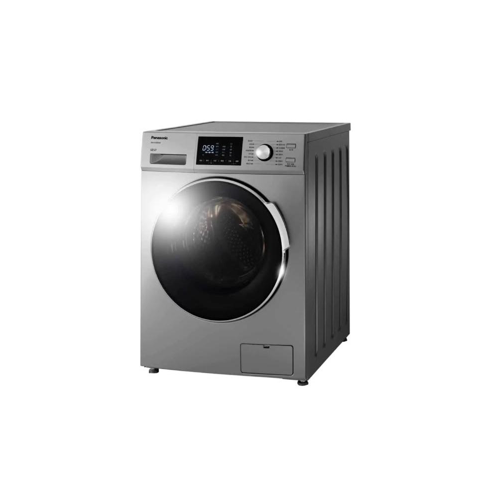 【Panasonic 國際牌】NA-V120HW-G 12公斤 變頻洗脫滾筒洗衣機-晶漾銀