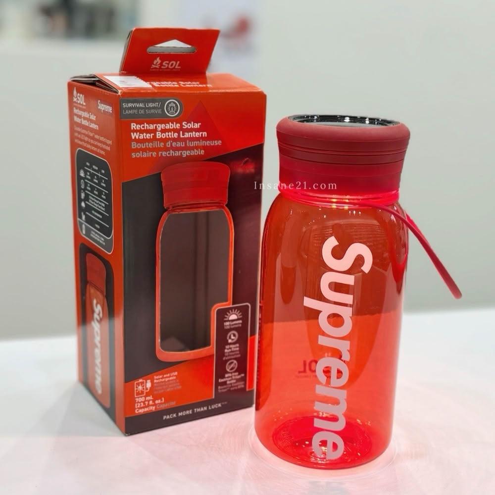 SUPREME】SUPREME SOL WATER BOTTLE LANTERN 太陽能水壺發光水杯700ML