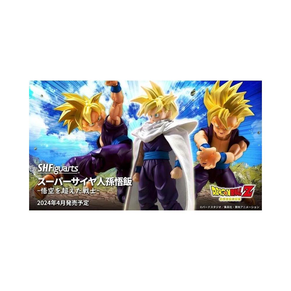 【BANDAI 萬代】正版現貨 S.H.F 七龍珠Z 超級賽亞人孫悟飯 -超越悟空的戰士- / SHF 悟飯 可動模型