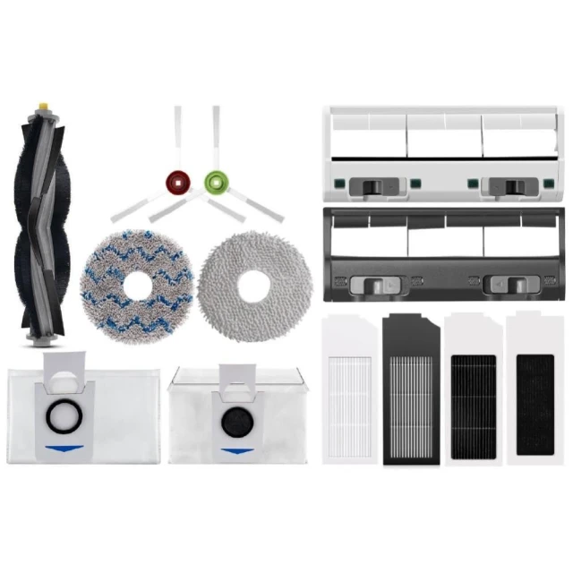 小珍嚴選 ECOVACS 科沃斯X1/T10 OMNI/TURBO/T20 PRO 主刷 邊刷 濾網 集塵袋主刷罩