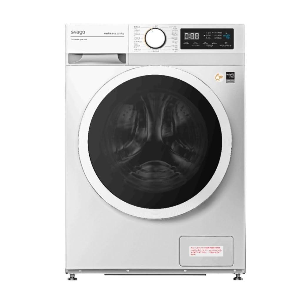 【SVAGO】10公斤洗脫烘滾筒220V電壓洗衣機VE9960 標準安裝