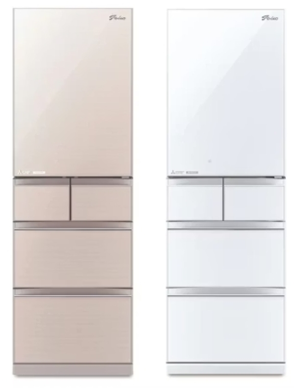 【MITSUBISHI 三菱電機】MR-B46F-F-C 455L 日製玻璃鏡面變頻右開五門冰箱-水晶杏 (含基本安裝)