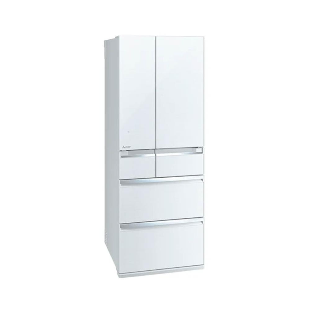 【MITSUBISHI 三菱電機】MR-WX61C-W-C 605L 玻璃鏡面六門變頻電冰箱-水晶白
