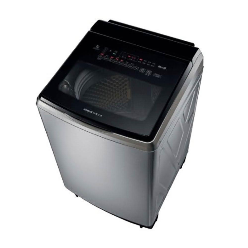 【SANLUX 台灣三洋】家電速配 直流變頻系列 容量17kg 雙漩渦迴轉盤 超音波洗衣科技 單槽洗衣機(SW-V17SA)
