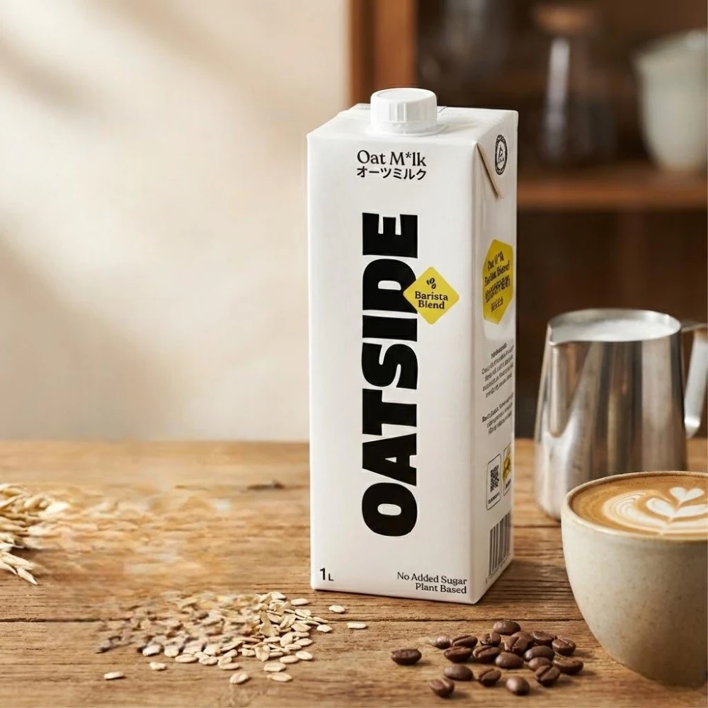 【OATSIDE】職人燕麥植物奶 1000mlx6瓶(OATSIDE，咖啡師燕麥奶，植物奶)
