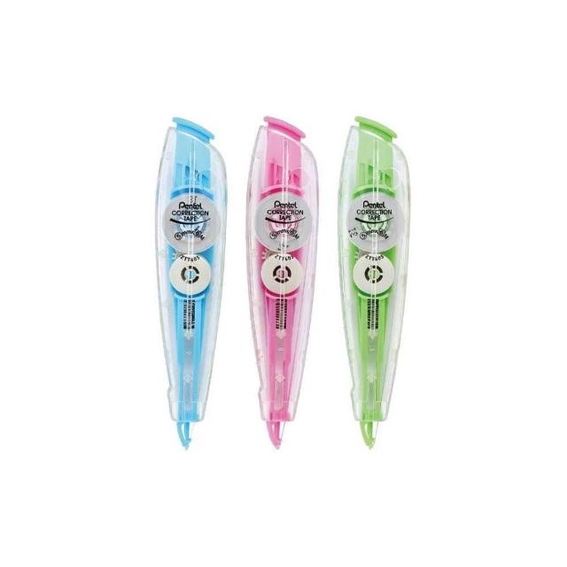 【Pentel 飛龍】ZTT605 5mm×6M 按壓式修正帶/立可帶