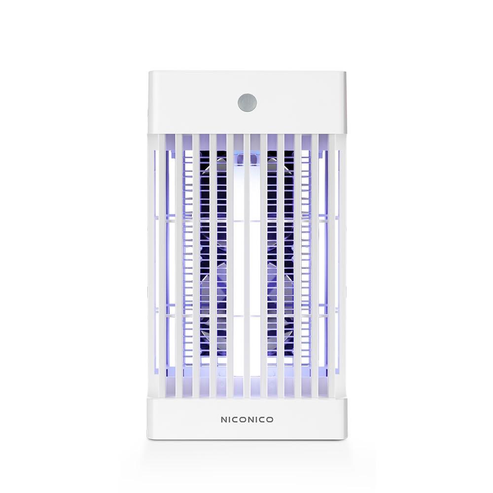 【NICONICO】【吸入電擊式捕蚊燈 NI-EM2408】吸入式 電擊 UV 集蚊盒 無毒安全