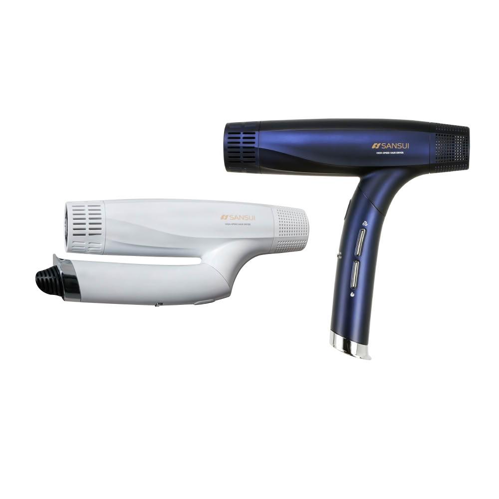 【SANSUI 山水】極勁正負離子高速吹風機 摺疊吹風機 Neptunus/Pure