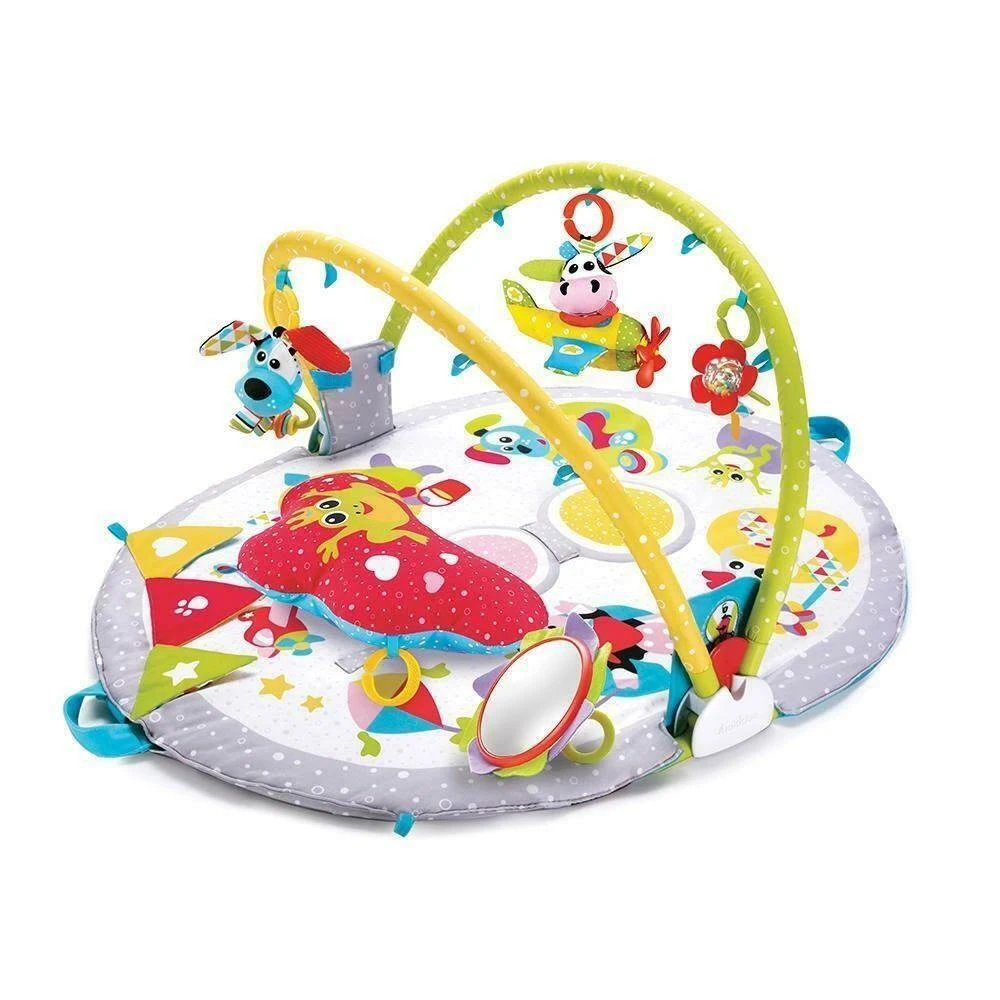 【Yookidoo 以色列】動物好朋友三階段健力遊戲墊/健力架 麗兒采家