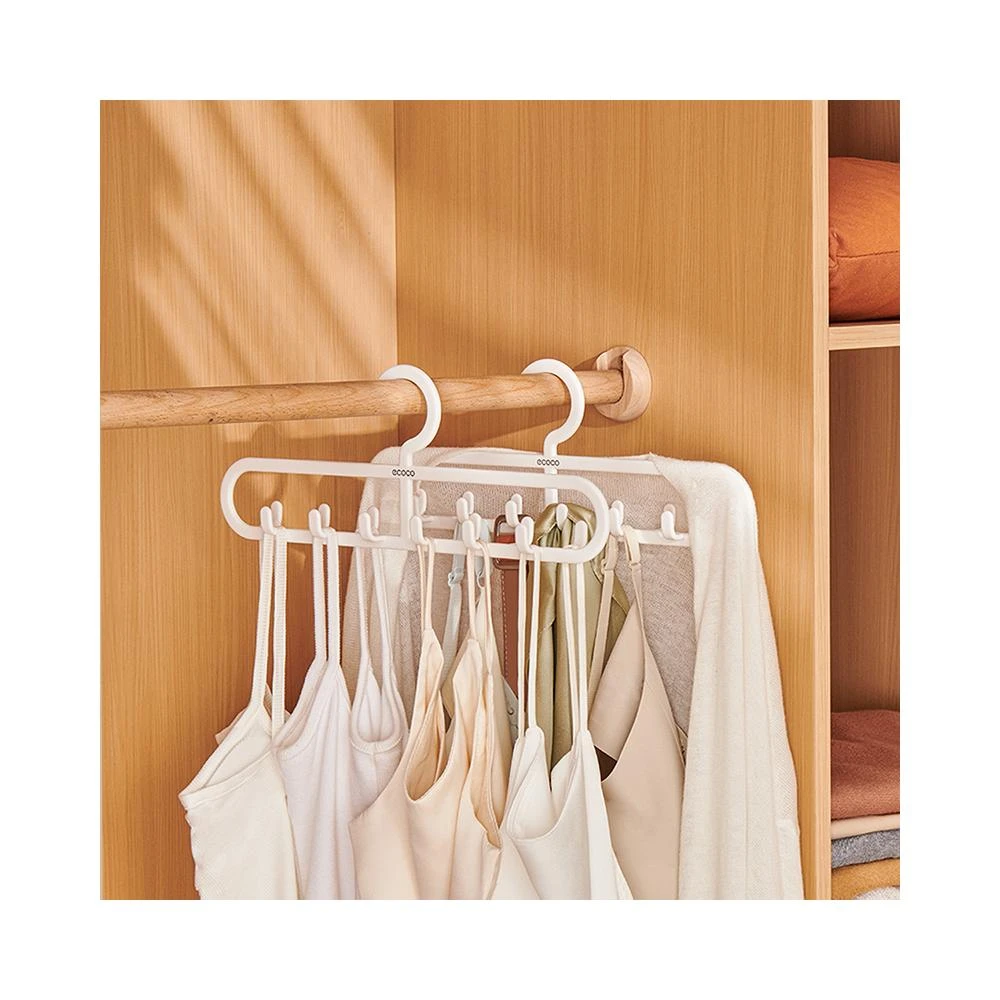 【ecoco】意可可掛勾衣架 内衣收納 神器 掛內衣 吊帶 背心 衣架 家用 放胸罩 内褲 絲襪 衣物架