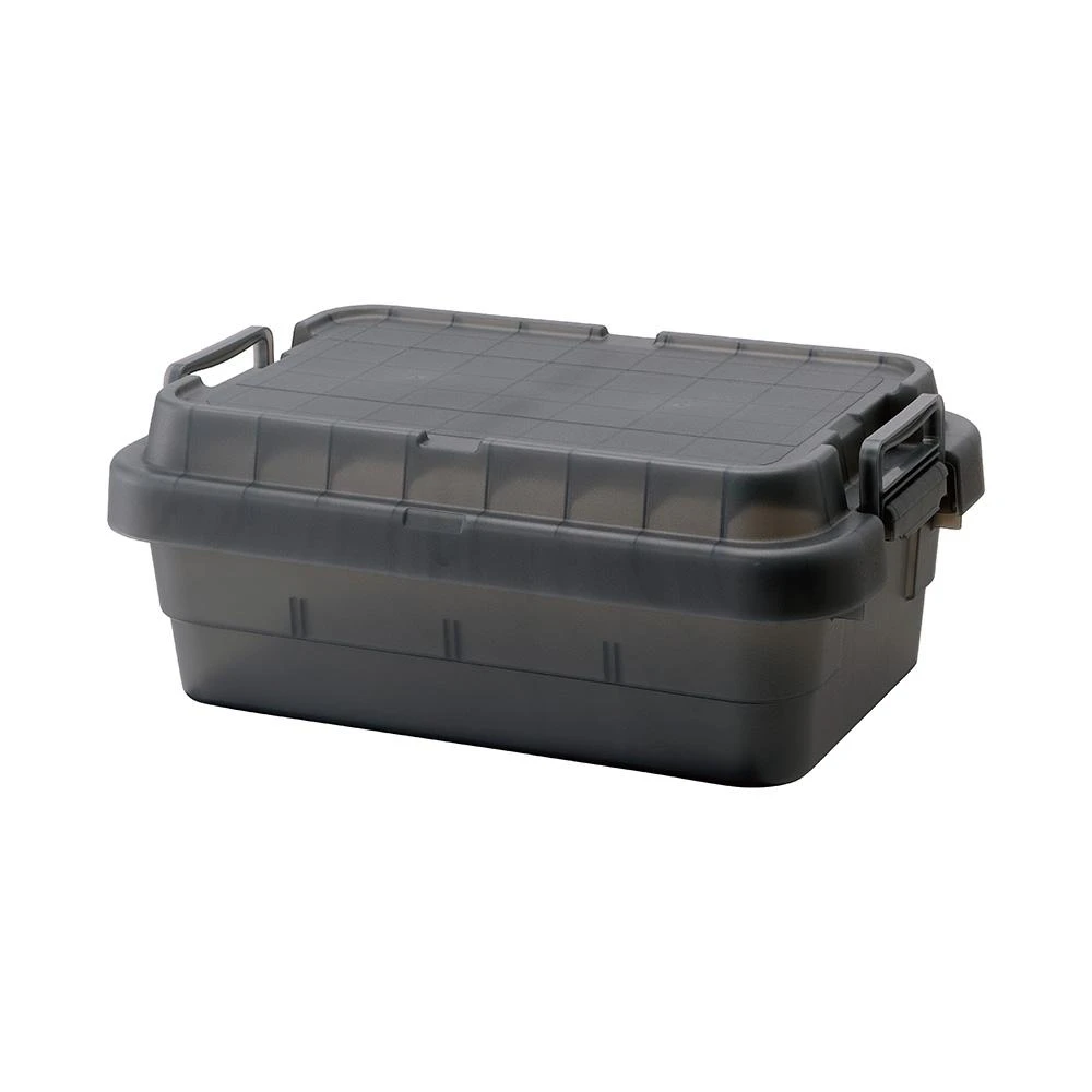 【RISU】日本RISU｜TRUNK CARGO 可堆疊多功能耐重收納箱50L(矮款) (半透明)