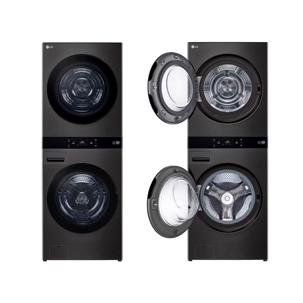 【LG 樂金】WD-S2220B 洗22公斤+乾20公斤 WashTower AI 智控洗乾衣機第二代｜尊爵黑 (含基本安裝)