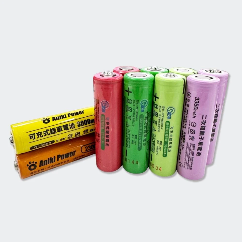 【YUANREN 原人購物】18650 電池 3450mAh 鋰電池 松下 LG 三洋 三星 ANIKI 平頭 凸頭 18650 鋰電池 充電電池 
