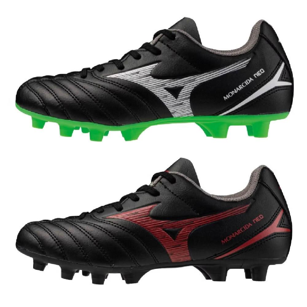 【MIZUNO 美津濃】【全方位運動用品】 MIZUNO 美津濃 MONARCIDA NEO 足球鞋 21-24公分 兒童 大釘 寬楦 版型偏小