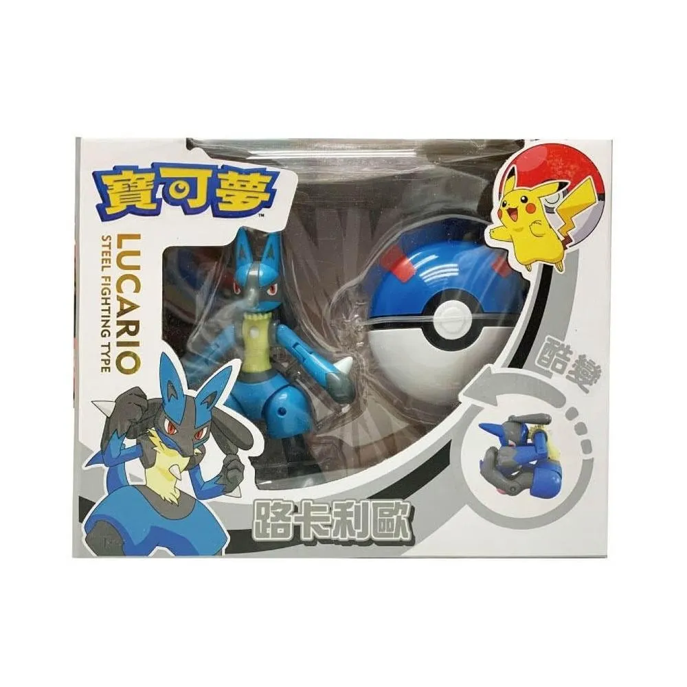 【POKEMON 精靈寶可夢】寶可夢變形系列-路卡利歐(M)