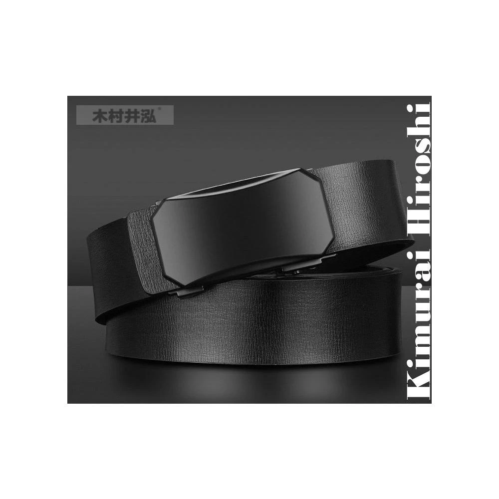 【木村井泓】真二層牛皮自動扣腰帶 真皮腰帶 真皮皮帶 休閒腰帶 商務皮帶(A134)
