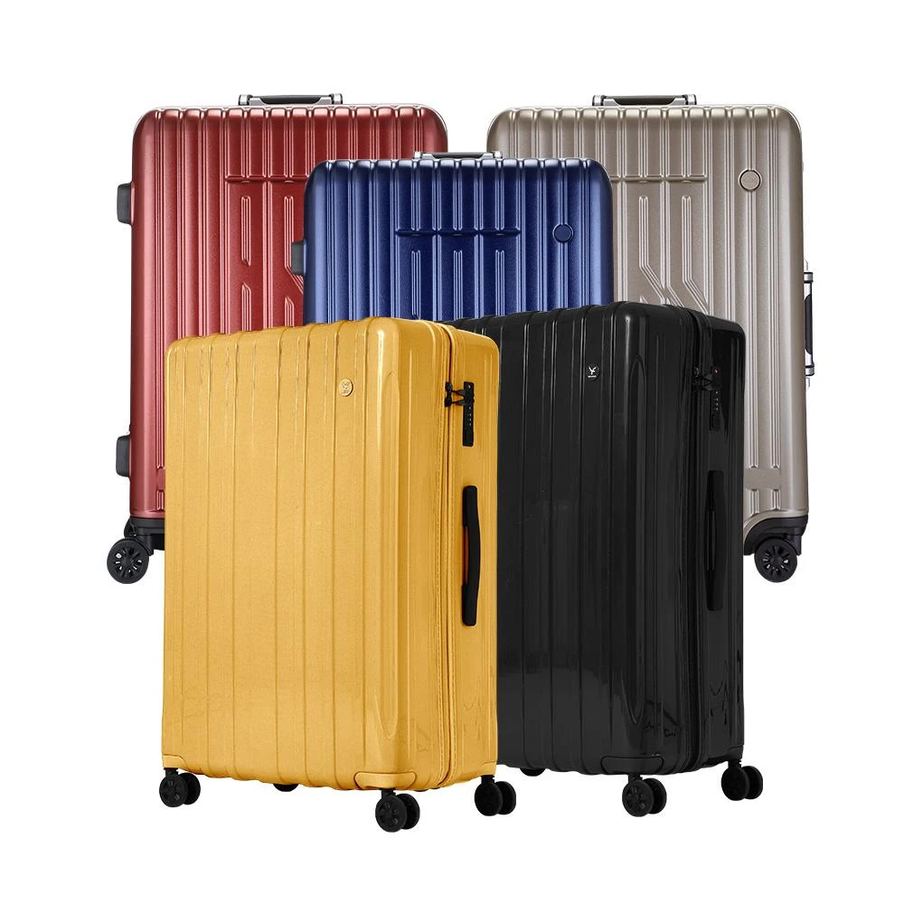 【AOU 微笑旅行】29/25/20/18吋耐用鋁框箱 防爆拉鍊 前開行李箱 飛機輪 一年保固