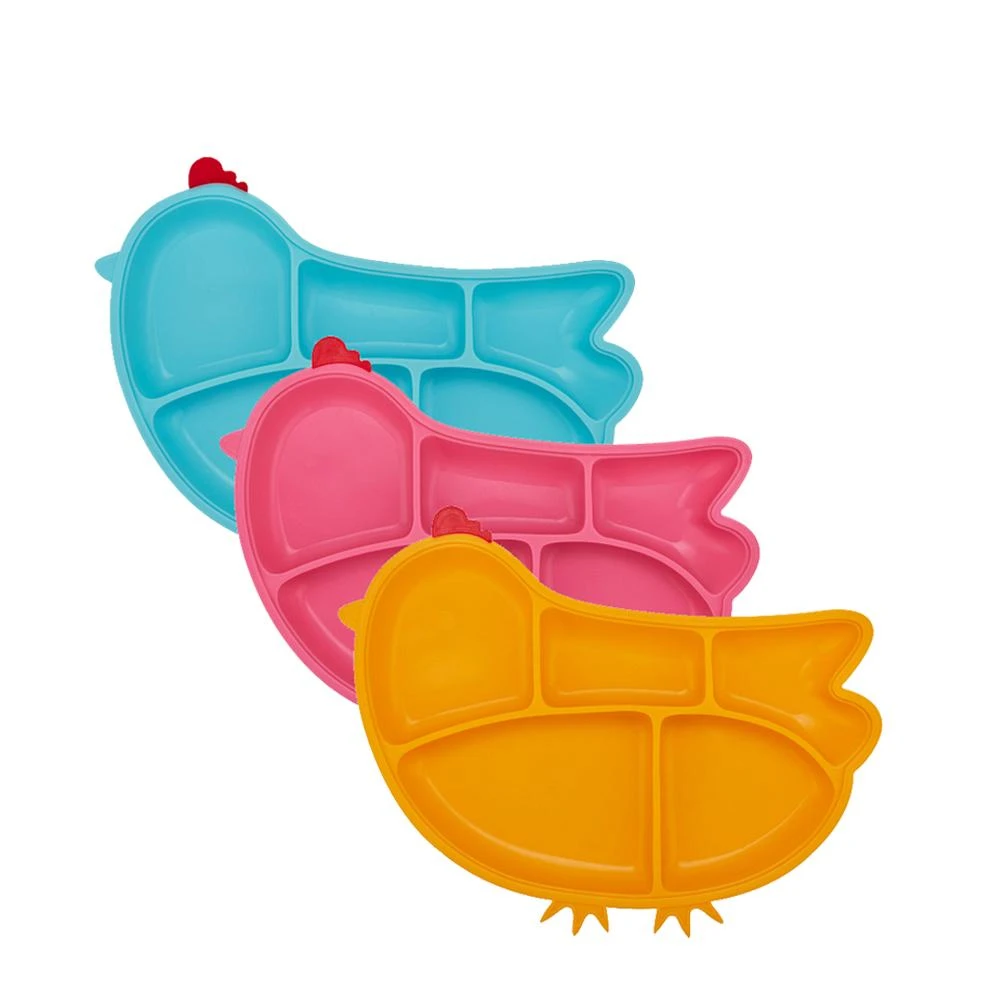 【Innobaby】歡樂小雞矽膠防滑餐盤 (多色可選)