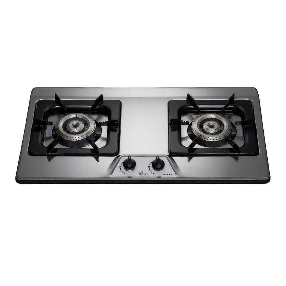 【喜特麗】喜特麗 JTL JT-GC202S 雙口不鏽鋼檯面爐檯面爐 (含基本安裝)