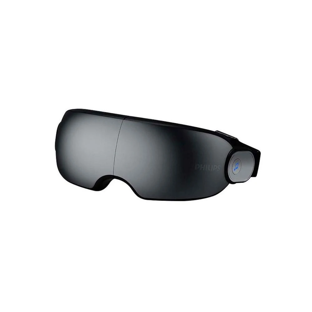 【Philips 飛利浦】(領劵再折扣) 氣囊式熱敷眼部按摩器-穿透型(PPM2701BK) 眼罩