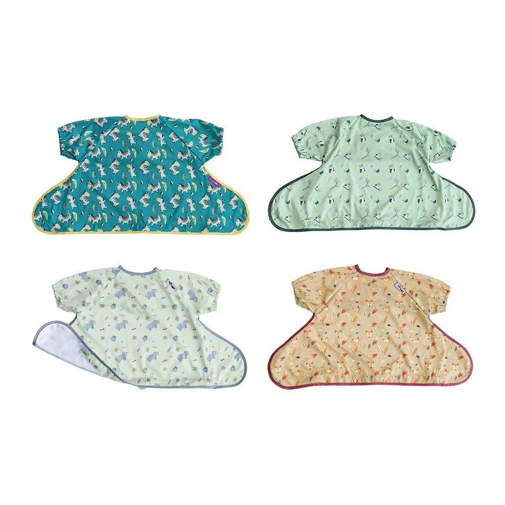 【Tidy TOT】圍兜｜防髒吸盤圍兜｜短袖｜可選款式