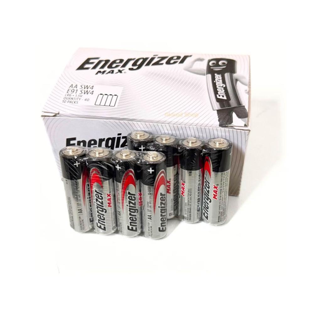 【Energizer 勁量】鹼性電池 3號 4號 -1盒40入 長效期限長10年起 AA AAA