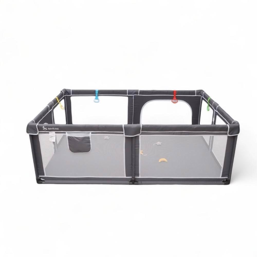 【Mykidz】兒童安全圍欄透氣圍欄-高度69公分(送4個拉環/遊戲圍欄/寶寶圍欄)