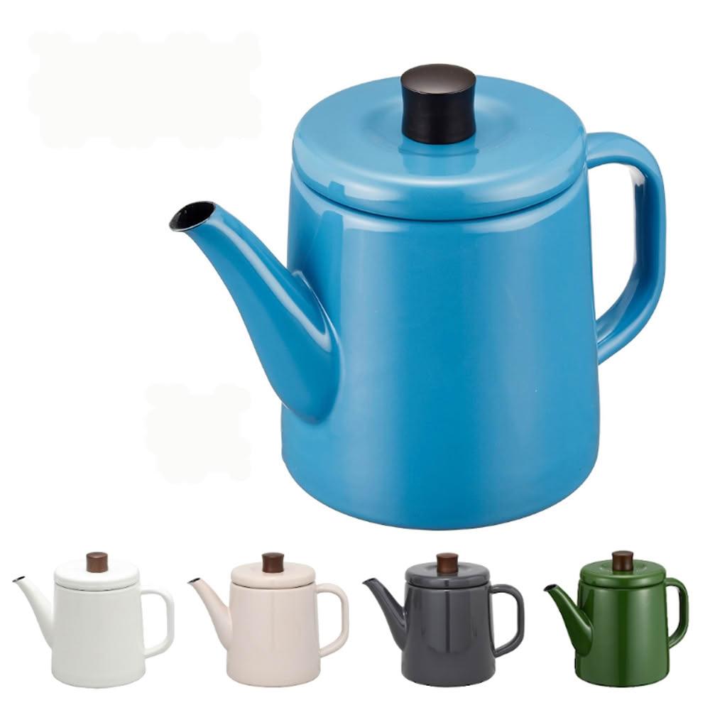 日本野田琺瑯】Pottle 煮水壺手沖壺1.5L 直火/IH可